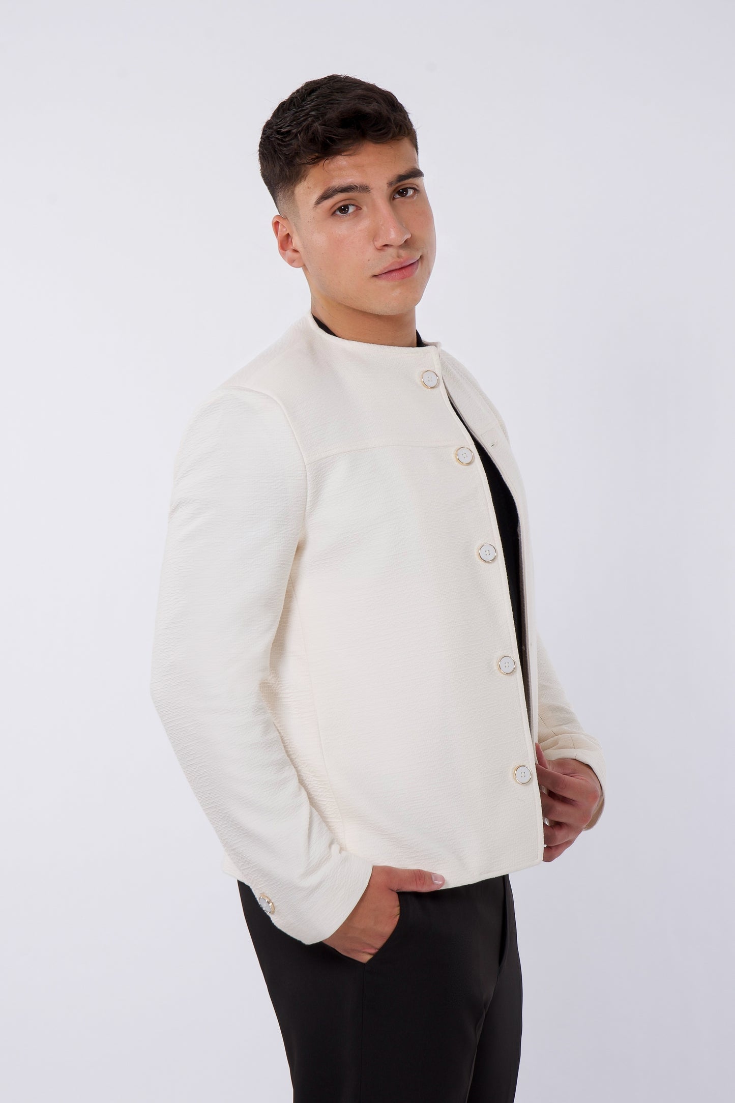 CHAQUETA RISPETTO BLANCO