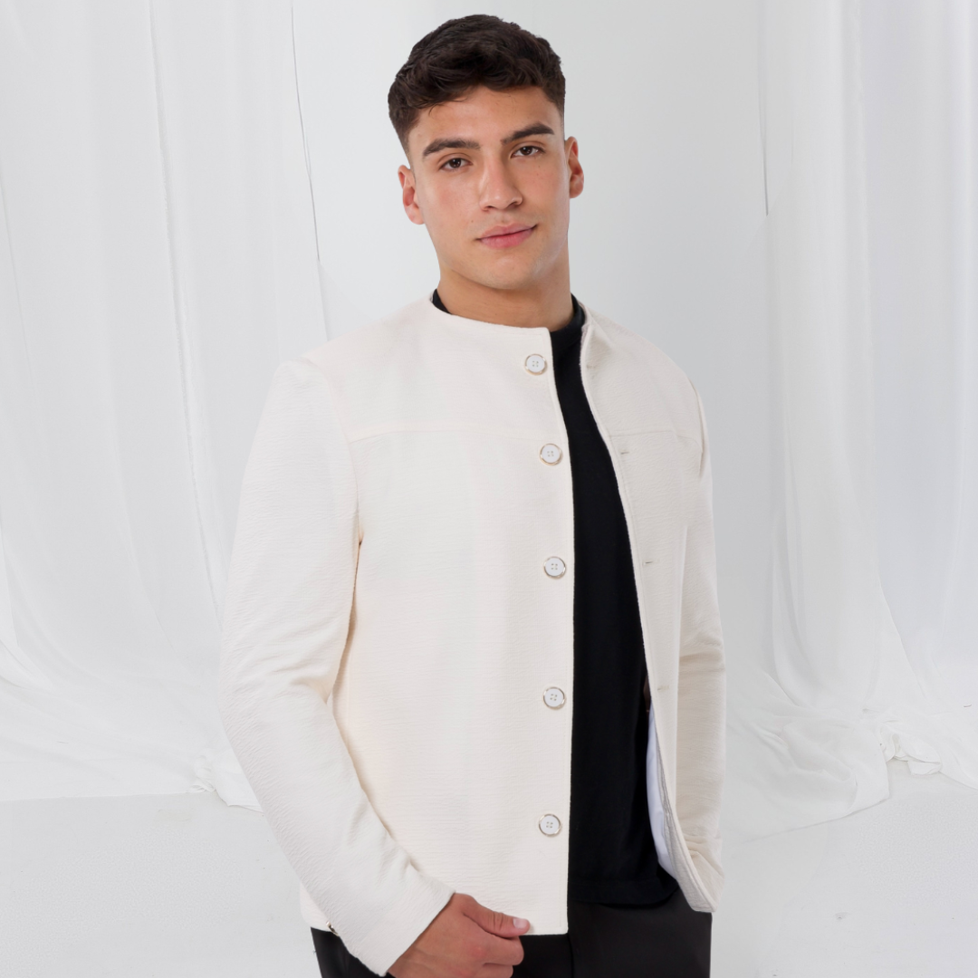 CHAQUETA RISPETTO BLANCO
